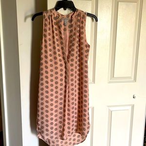 H&M Sleeveless Dress - Peach / Light Pink - Size 4